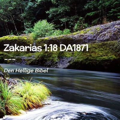 Picture 02 - Zakarias 1:18 DA1871 -  - Bible Verse Picture