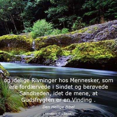 Picture 03 - 1 Timoteus 6:5 DA1871 - og idelige Rivninger hos Mennesker, som ere - Bible Verse Picture