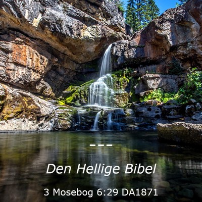 Picture 03 - 3 Mosebog 6:29 DA1871 -  - Bible Verse Picture