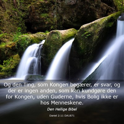 Picture 03 - Daniel 2:11 DA1871 - Og den Ting, som Kongen begærer, er svar, og der - Bible Verse Picture