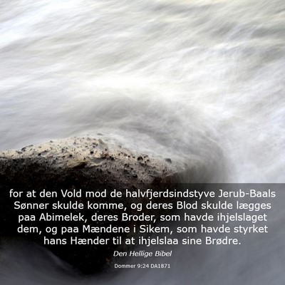 Picture 03 - Dommer 9:24 DA1871 - for at den Vold mod de halvfjerdsindstyve - Bible Verse Picture