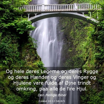 Picture 03 - Ezekiel 10:12 DA1871 - Og hele deres Legeme og deres Rygge og deres - Bible Verse Picture
