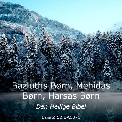 Picture 03 - Ezra 2:52 DA1871 - Bazluths Børn, Mehidas Børn, Harsas - Bible Verse Picture