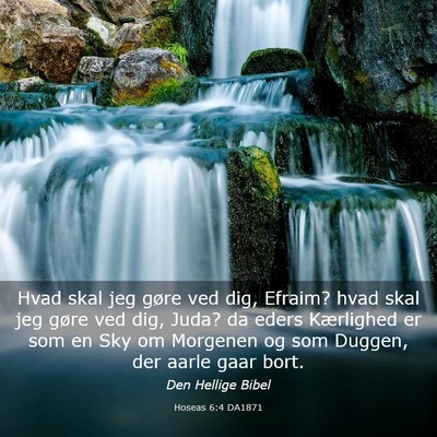 Picture 03 - Hoseas 6:4 DA1871 - Hvad skal jeg gøre ved dig, Efraim? hvad skal - Bible Verse Picture