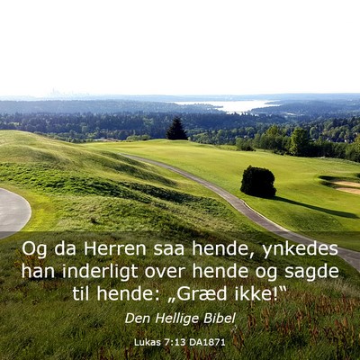 Picture 03 - Lukas 7:13 DA1871 - Og da Herren saa hende, ynkedes han inderligt - Bible Verse Picture