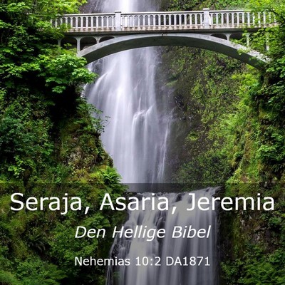 Picture 03 - Nehemias 10:2 DA1871 - Seraja, Asaria, - Bible Verse Picture