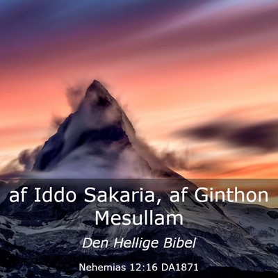 Picture 03 - Nehemias 12:16 DA1871 - af Iddo Sakaria, af Ginthon - Bible Verse Picture