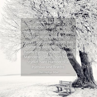 Picture 04 - Dommer 9:24 DA1871 - for at den Vold mod de halvfjerdsindstyve - Bible Verse Picture