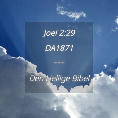Picture 04 - Joel 2:29 DA1871 -  - Bible Verse Picture