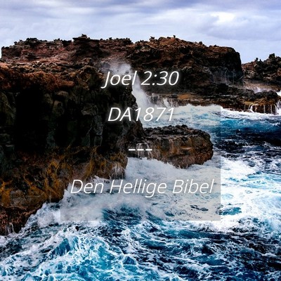 Picture 04 - Joel 2:30 DA1871 -  - Bible Verse Picture