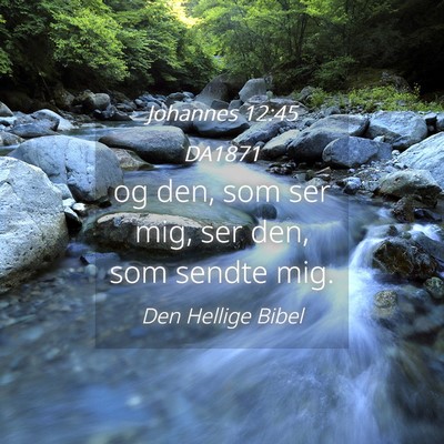 Picture 04 - Johannes 12:45 DA1871 - og den, som ser mig, ser den, som sendte - Bible Verse Picture