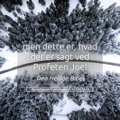 Picture 05 - Apostlenes Gerninger 2:16 DA1871 - men dette er, hvad der er sagt ved Profeten - Bible Verse Picture