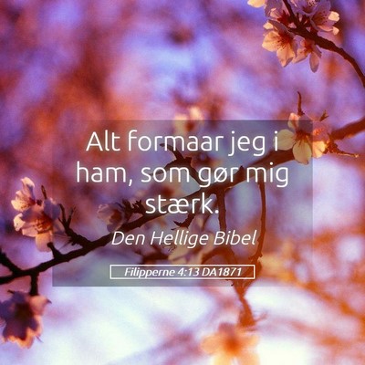 Picture 05 - Filipperne 4:13 DA1871 - Alt formaar jeg i ham, som gør mig - Bible Verse Picture