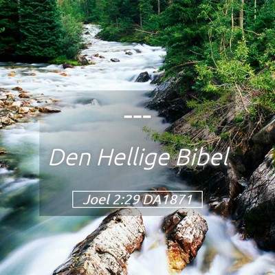 Picture 05 - Joel 2:29 DA1871 -  - Bible Verse Picture