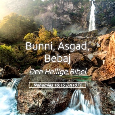 Picture 05 - Nehemias 10:15 DA1871 - Bunni, Asgad, - Bible Verse Picture