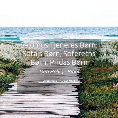 Picture 05 - Nehemias 7:57 DA1871 - Salomos Tjeneres Børn: Sotajs Børn, Sofereths - Bible Verse Picture