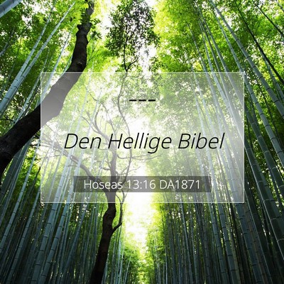 Picture 07 - Hoseas 13:16 DA1871 -  - Bible Verse Picture
