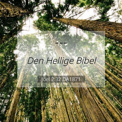 Picture 07 - Joel 2:32 DA1871 -  - Bible Verse Picture