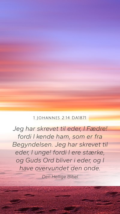 1 Johannes 2:14 DA1871 Bible Verse Image