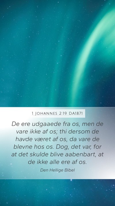 1 Johannes 2:19 DA1871 Bible Verse Image