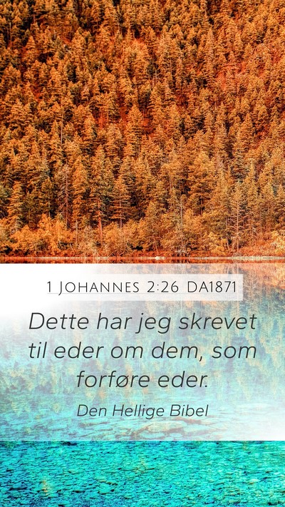 1 Johannes 2:26 DA1871 Bible Verse Image