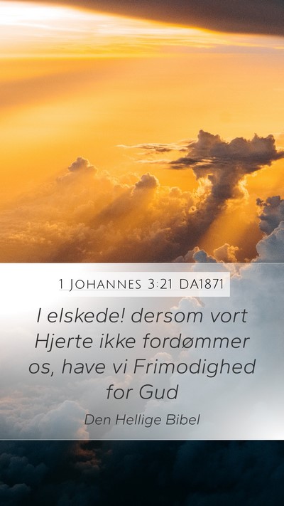 1 Johannes 3:21 DA1871 Bible Verse Image