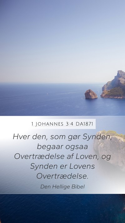 1 Johannes 3:4 DA1871 Bible Verse Image