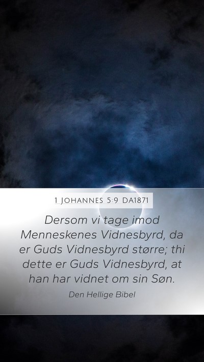 1 Johannes 5:9 DA1871 Bible Verse Image