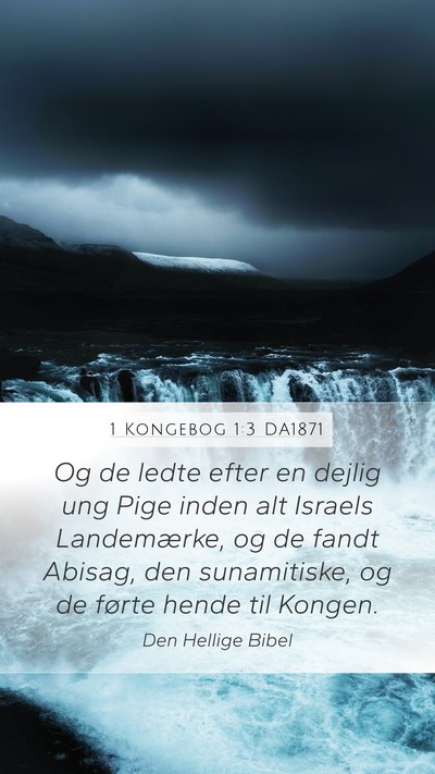 1 Kongebog 1:3 DA1871 Bible Verse Image