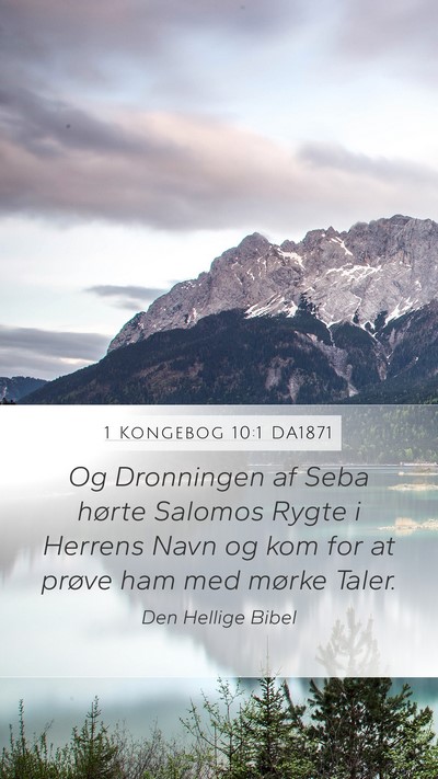 1 Kongebog 10:1 DA1871 Bible Verse Image