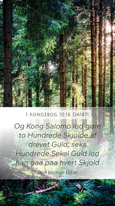 1 Kongebog 10:16 DA1871 Bible Verse Image