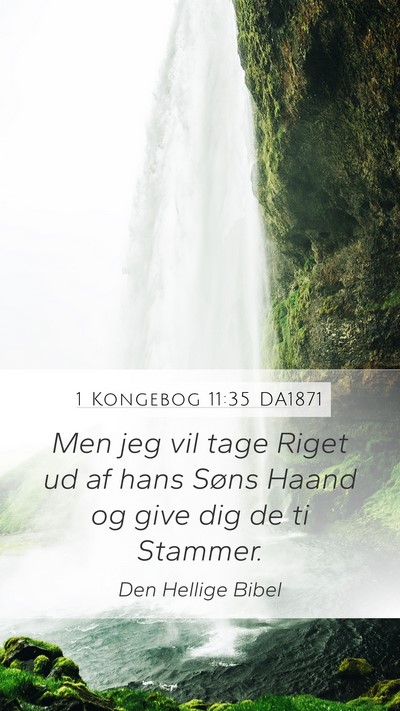 1 Kongebog 11:35 DA1871 Bible Verse Image