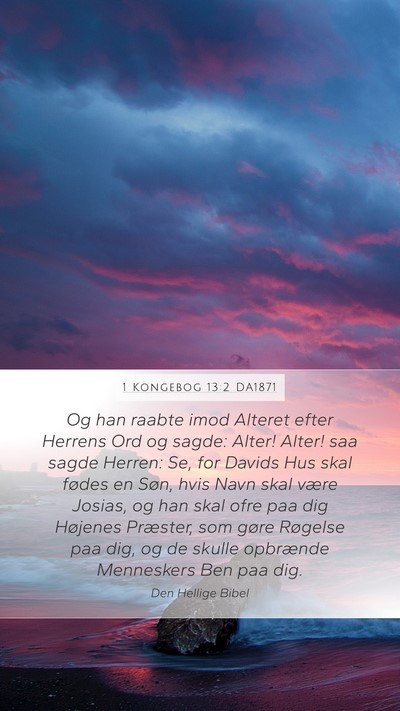 1 Kongebog 13:2 DA1871 Bible Verse Image