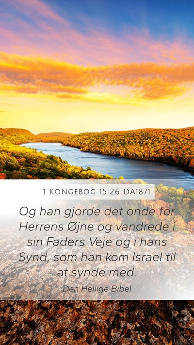1 Kongebog 15:26 DA1871 Bible Verse Image