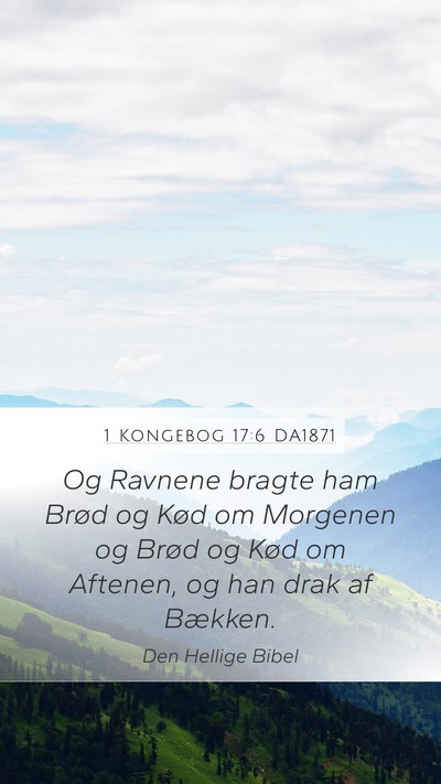 1 Kongebog 17:6 DA1871 Bible Verse Image