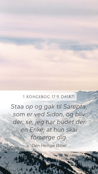 1 Kongebog 17:9 DA1871 Bible Verse Image