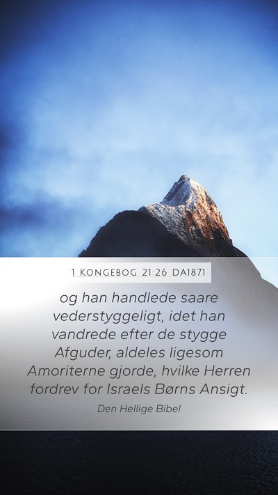1 Kongebog 21:26 DA1871 Bible Verse Image