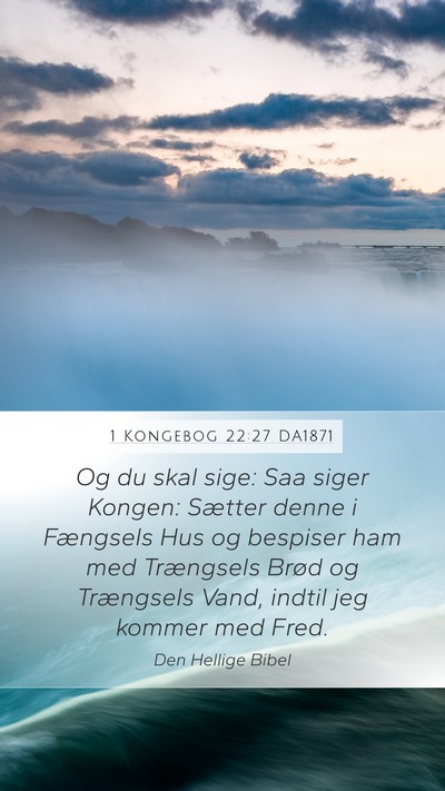 1 Kongebog 22:27 DA1871 Bible Verse Image