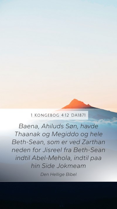 1 Kongebog 4:12 DA1871 Bible Verse Image