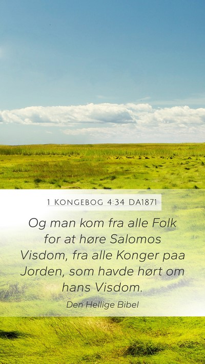 1 Kongebog 4:34 DA1871 Bible Verse Image