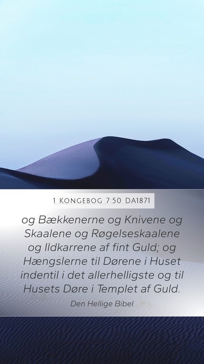 1 Kongebog 7:50 DA1871 Bible Verse Image