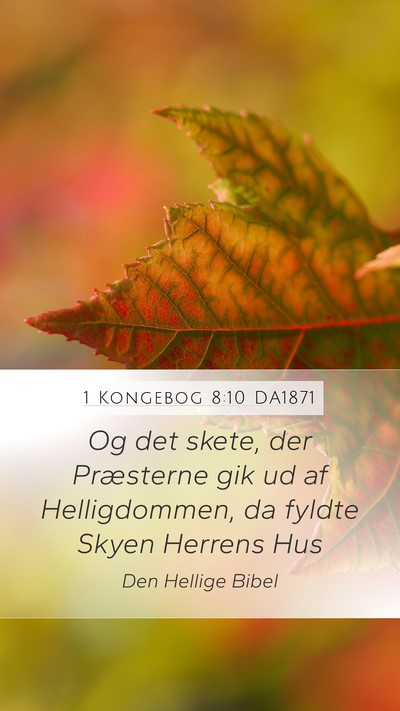 1 Kongebog 8:10 DA1871 Bible Verse Image