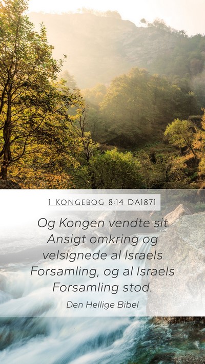 1 Kongebog 8:14 DA1871 Bible Verse Image