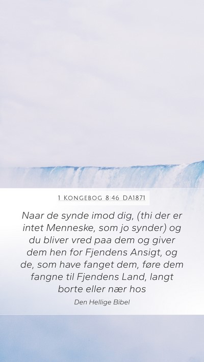 1 Kongebog 8:46 DA1871 Bible Verse Image