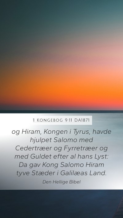 1 Kongebog 9:11 DA1871 Bible Verse Image