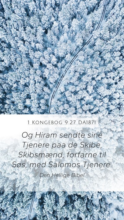 1 Kongebog 9:27 DA1871 Bible Verse Image
