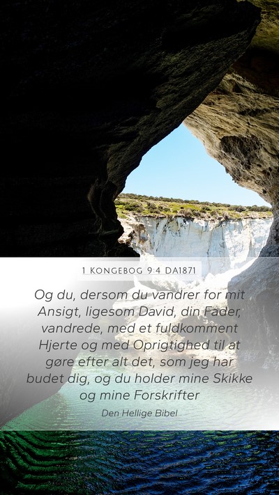 1 Kongebog 9:4 DA1871 Bible Verse Image
