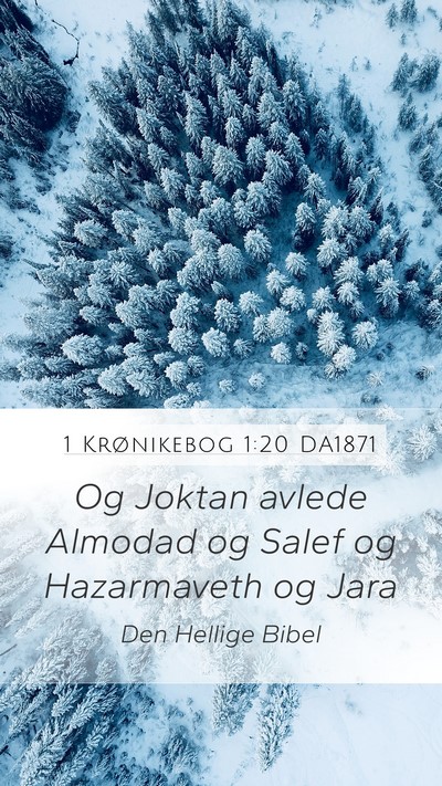 1 Krønikebog 1:20 DA1871 Bible Verse Image