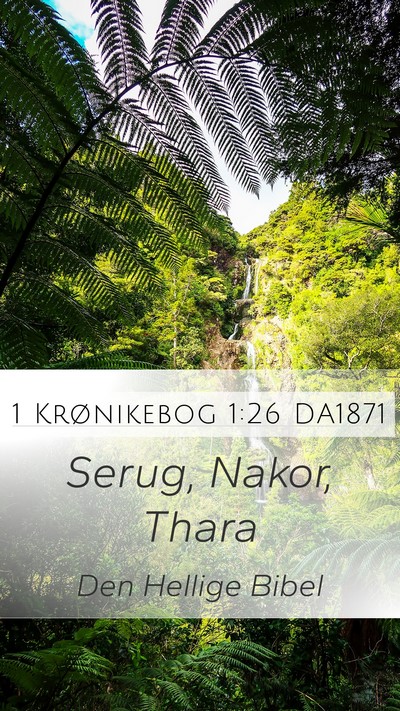 1 Krønikebog 1:26 DA1871 Bible Verse Image
