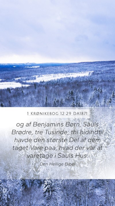 1 Krønikebog 12:29 DA1871 Bible Verse Image